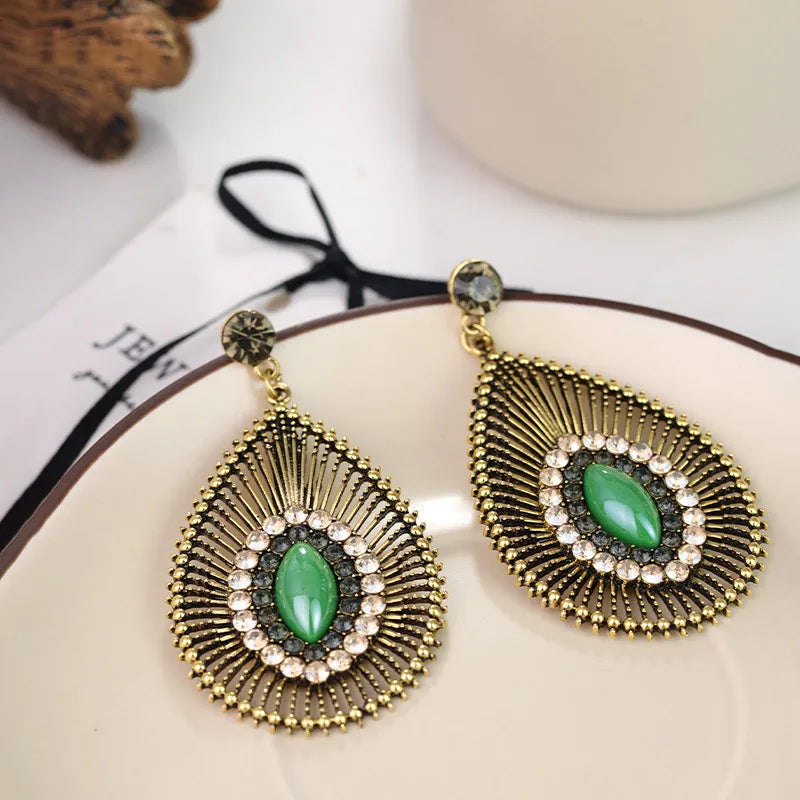 E52 Retro Waterdrop Earrings