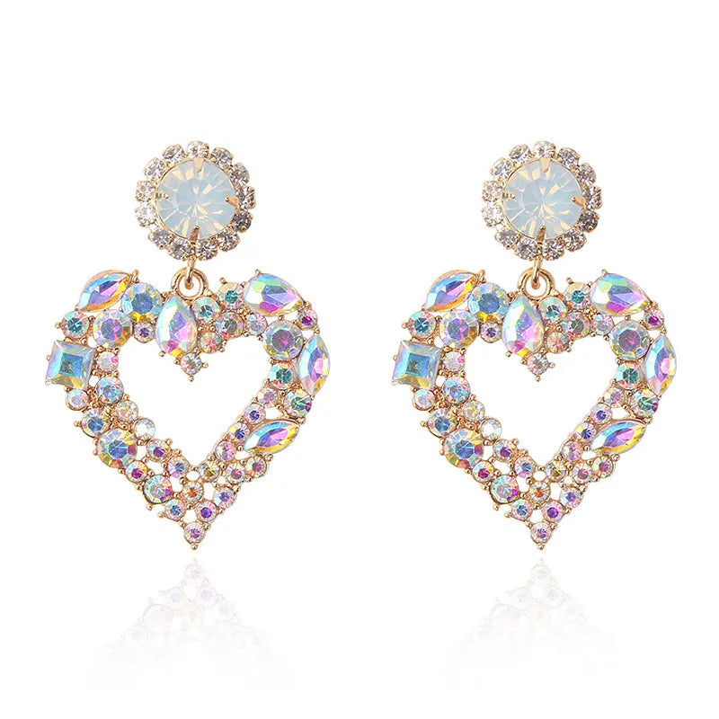 E25 Diamond Heart Earrings