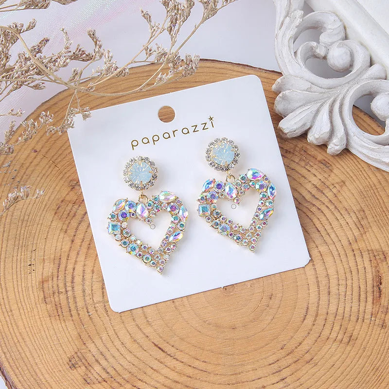 E25 Diamond Heart Earrings