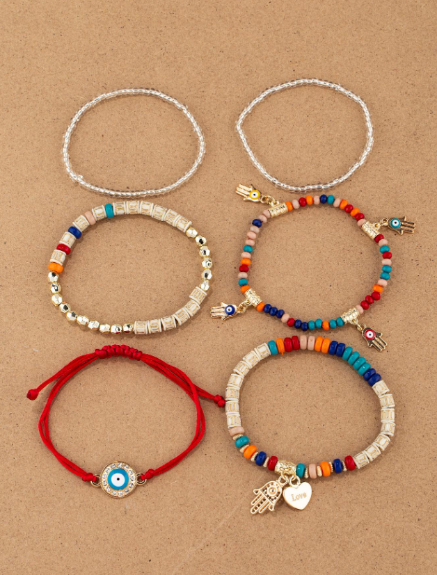 B13 Evil Eye Bracelet Set
