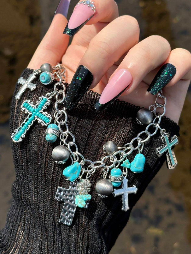 B33 Cross's Multi-Element Beaded Bracelet