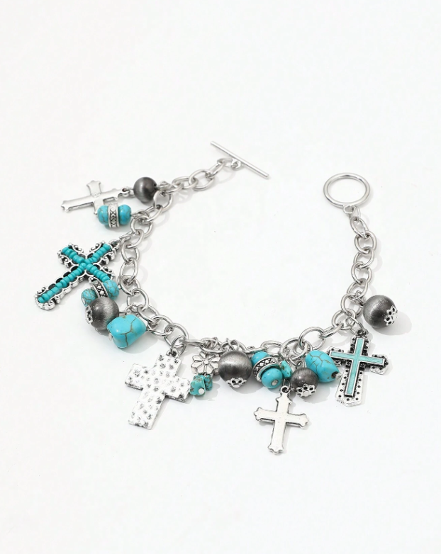 B33 Cross's Multi-Element Beaded Bracelet