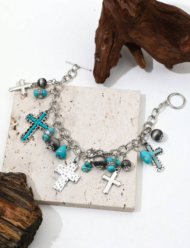 B33 Cross's Multi-Element Beaded Bracelet