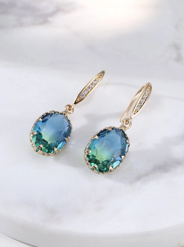 E24 Cubic Zirconia Drop Earrings