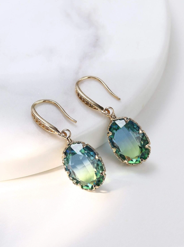 E24 Cubic Zirconia Drop Earrings