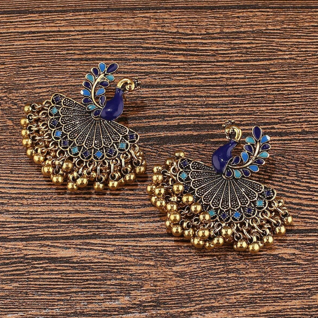 E48 Peacock Elegant Earrings