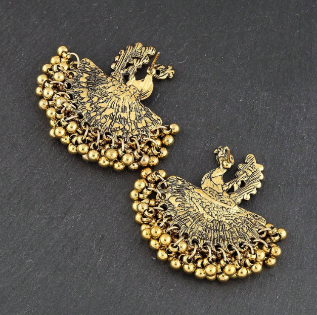 E48 Peacock Elegant Earrings