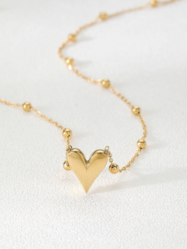 N29 Heart Charm Necklace