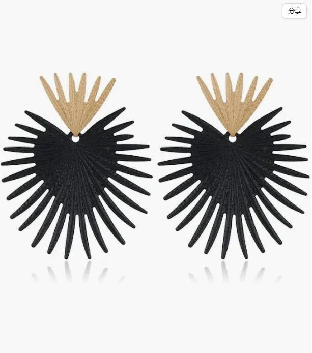 E65 Big Heart Earrings