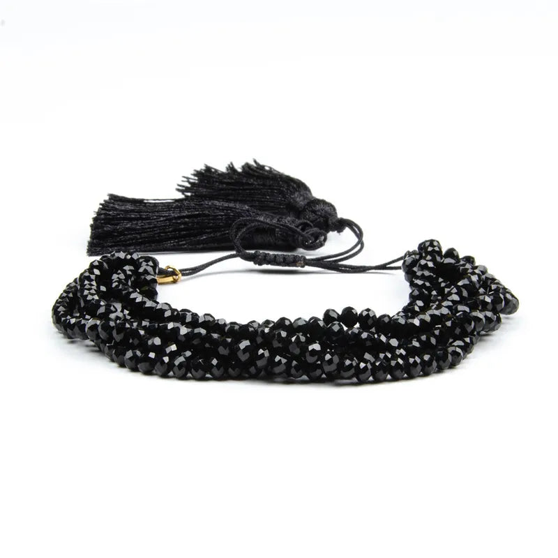 B2 Beaded Pull String Bracelet