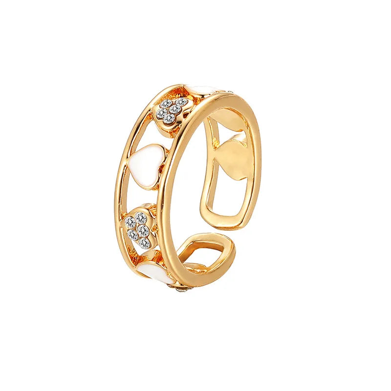 R2 Heart Shape Open Ring