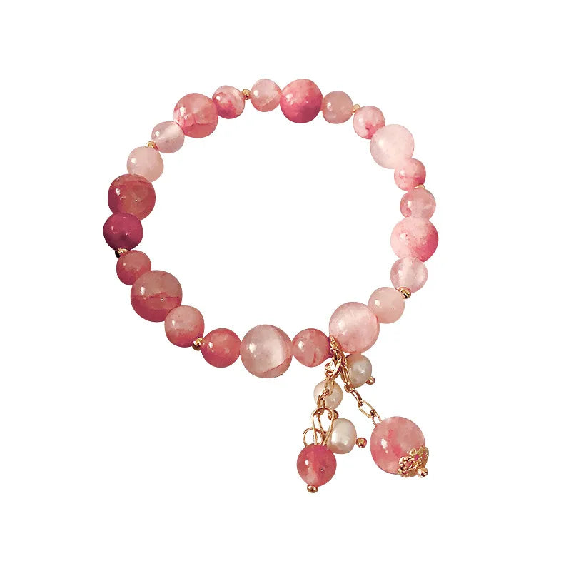 B25 Pink Crystal Bracelet