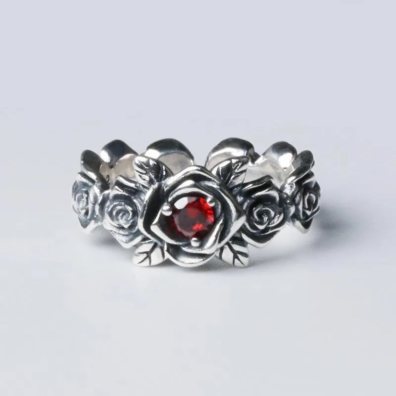 R3 Zircon Alloy Rose Adjustable Ring