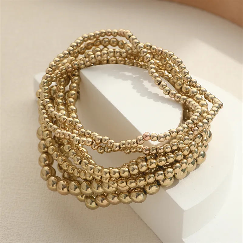 B27 Round Beaded Bracelet