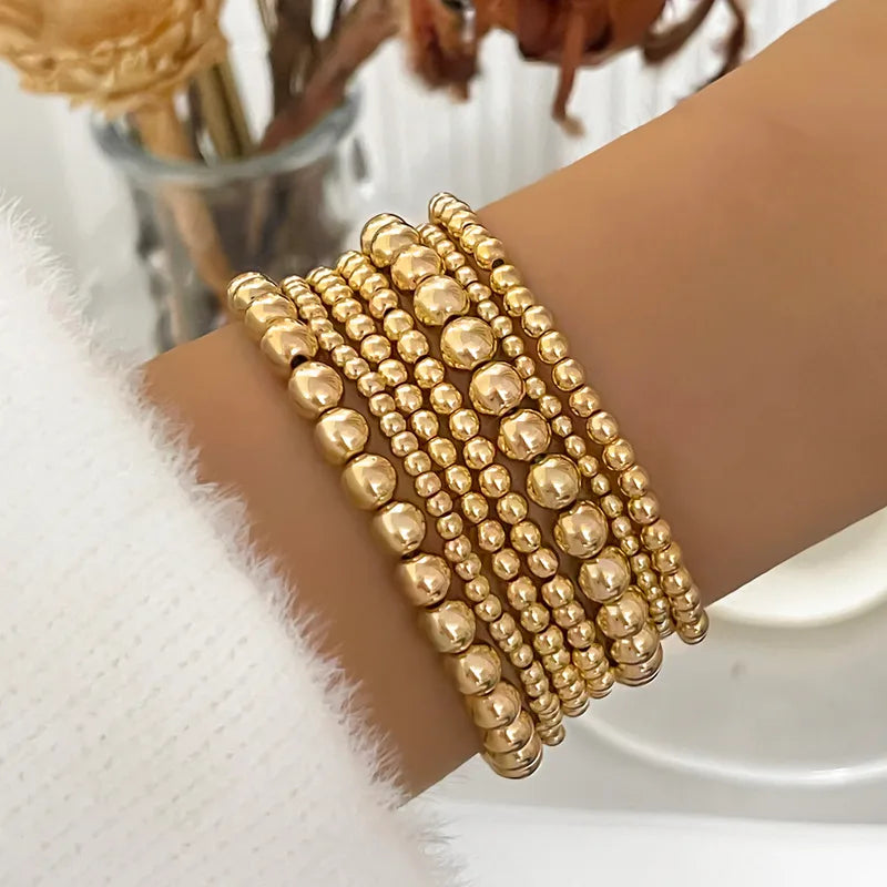 B27 Round Beaded Bracelet