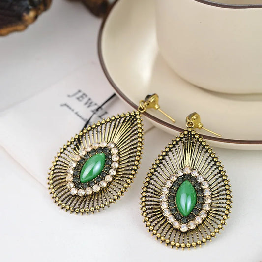 E52 Retro Waterdrop Earrings