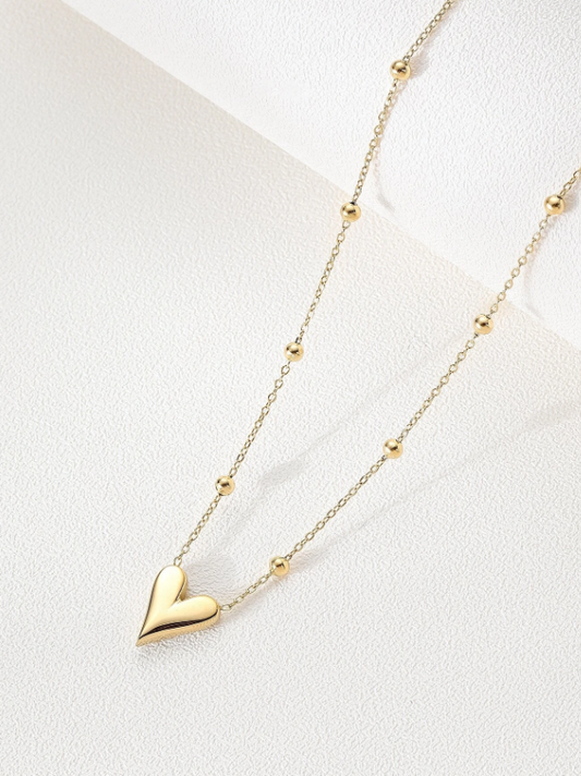 N29 Heart Charm Necklace