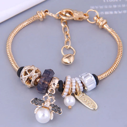 B21 Multi-Element Bee Bracelet